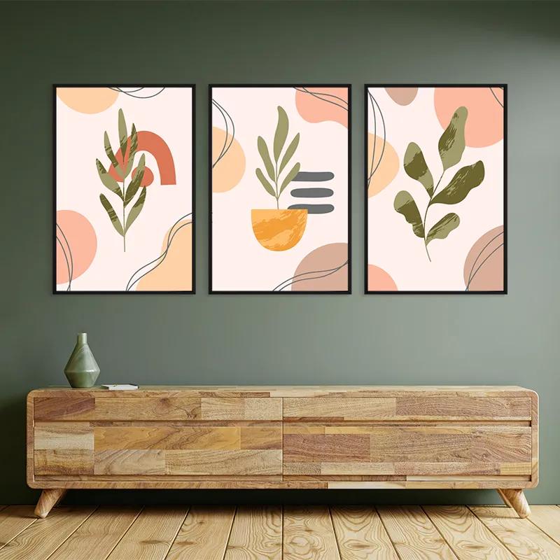 többrészes vászonkép Cute Leaf mockup 2