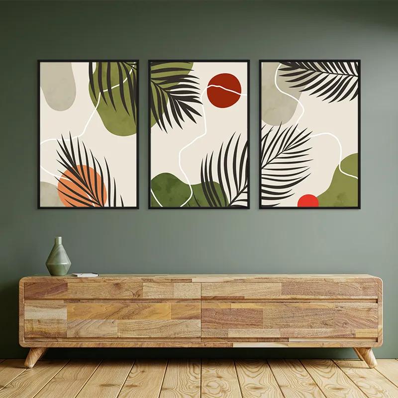 többrészes vászonkép Jungle Leaf mockup 2