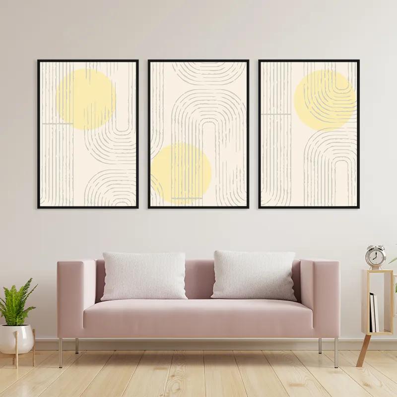 többrészes vászonkép Boho Home Decor mockup 3