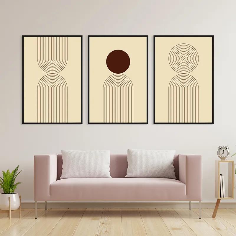 többrészes vászonkép Cream Set mockup 3