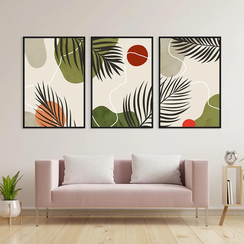 többrészes vászonkép Jungle Leaf mockup 3