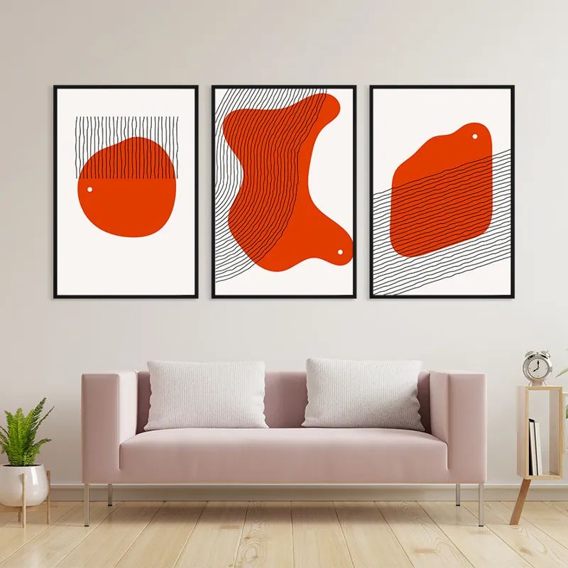 Orange Circle mockup 3