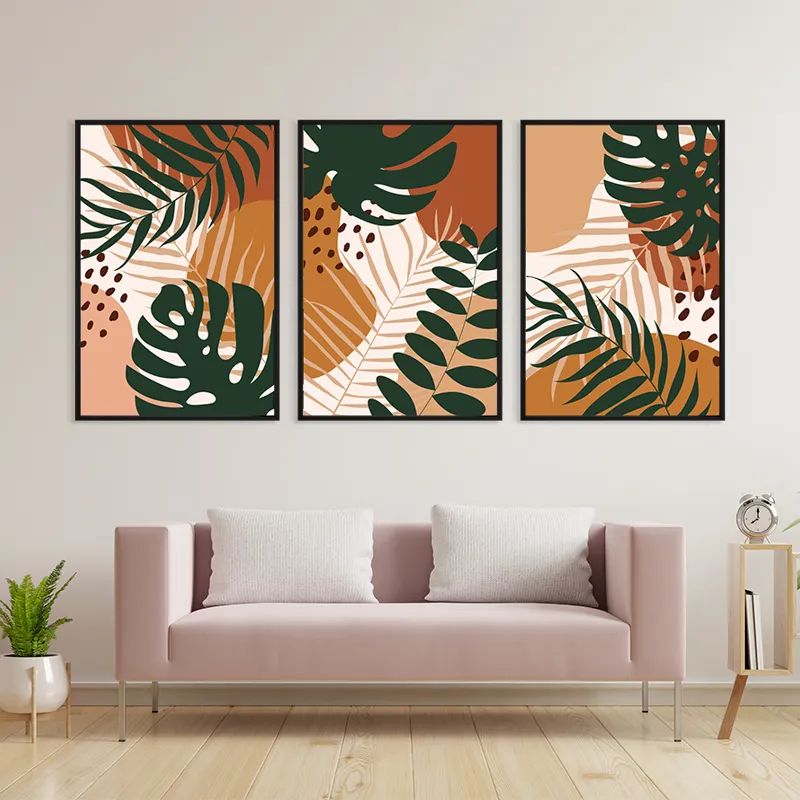 Tropical Green Leaves mockup 3