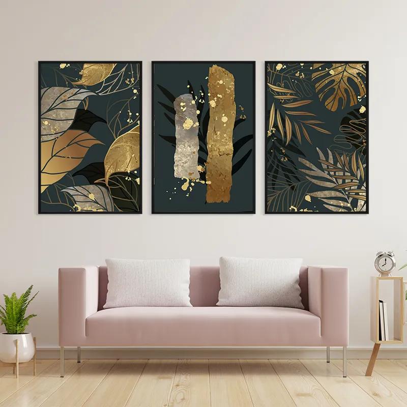 többrészes vászonkép Tropical Leaves mockup 3