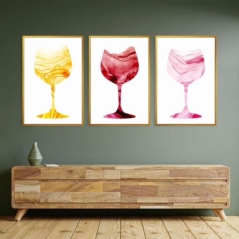 többrészes vászonkép Drinks mockup 2