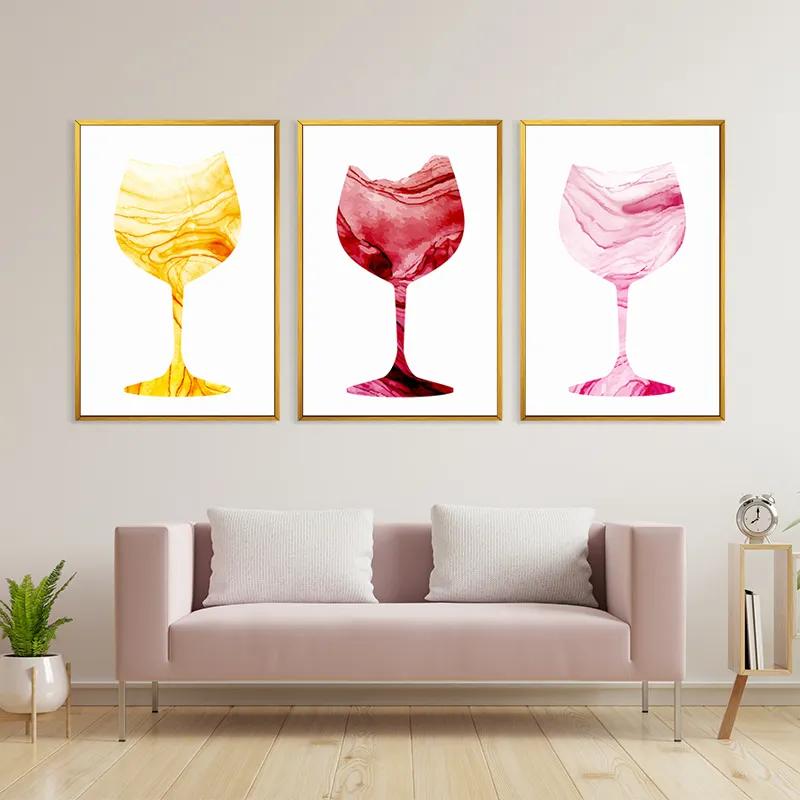többrészes vászonkép Drinks mockup 3