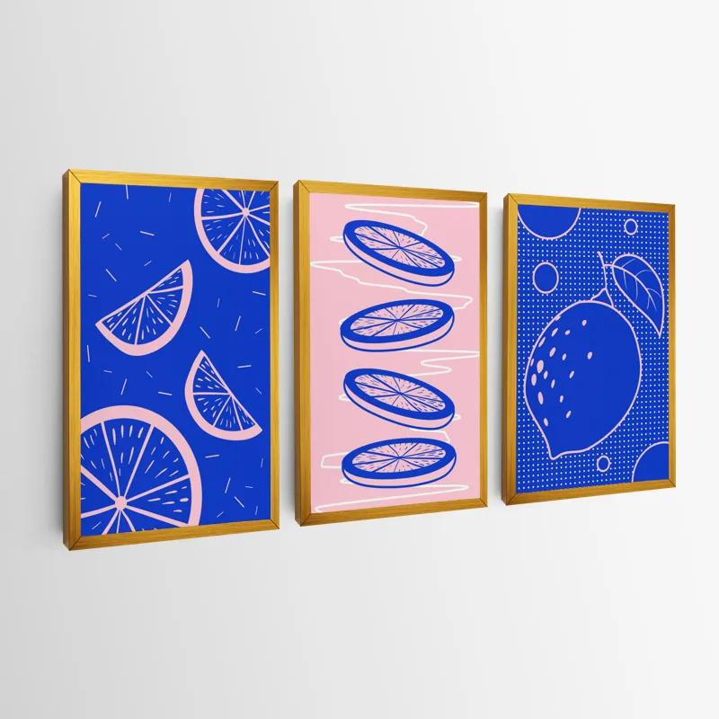 többrészes vászonkép Lemon Set mockup 0