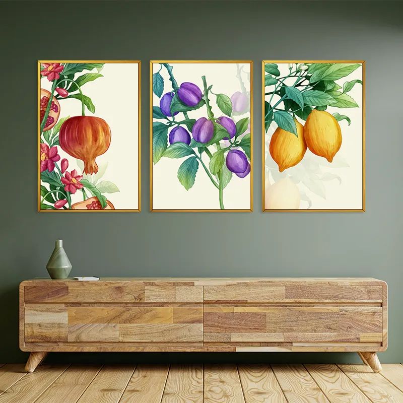 Watercolor Fruit Set mockup 2