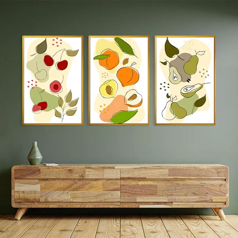 többrészes vászonkép Vegetables Set mockup 2