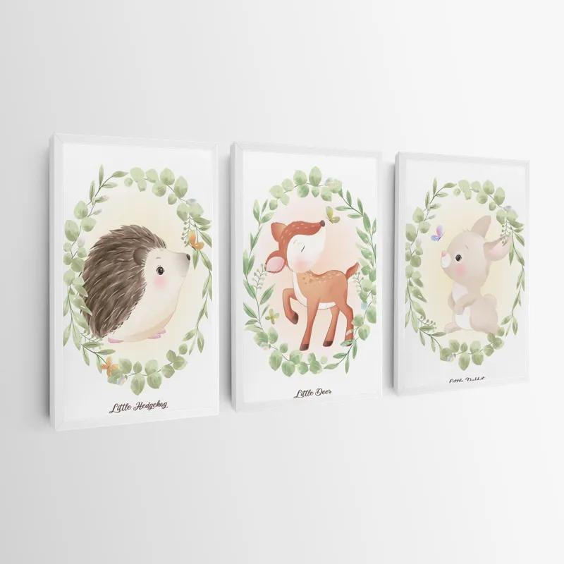 többrészes vászonkép Animals Portrait mockup 0