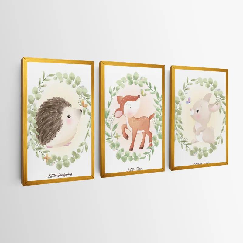 többrészes vászonkép Animals Portrait mockup 0