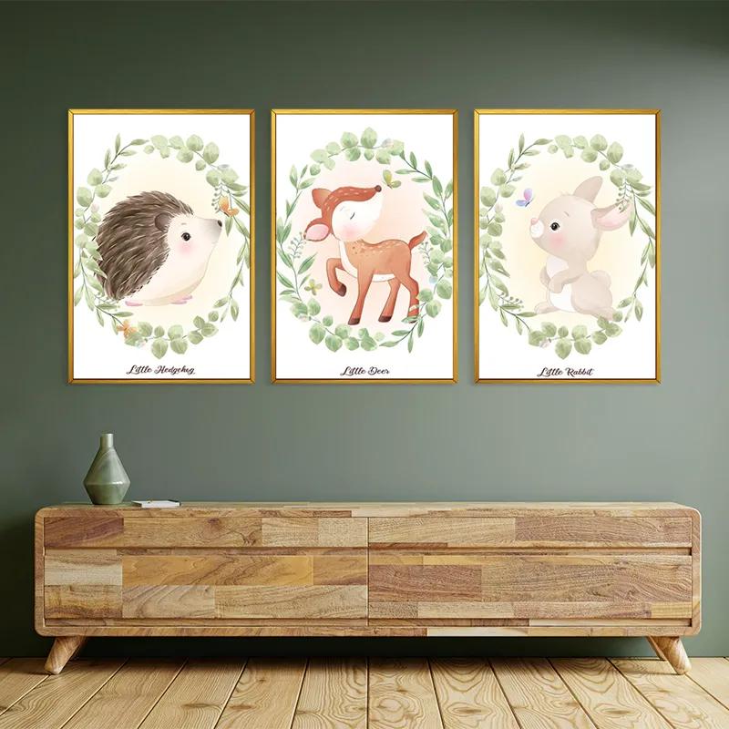 többrészes vászonkép Animals Portrait mockup 2