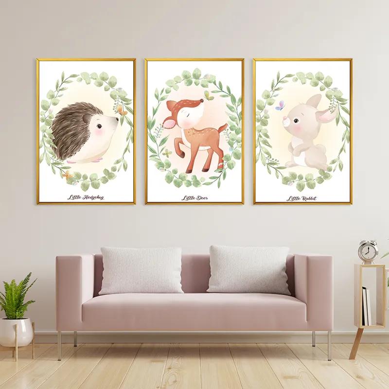 többrészes vászonkép Animals Portrait mockup 3