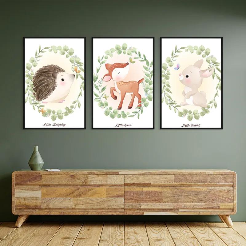 többrészes vászonkép Animals Portrait mockup 2