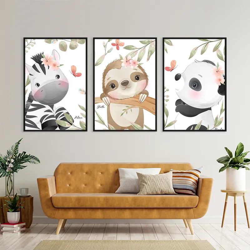 többrészes vászonkép Cutenimals mockup 4