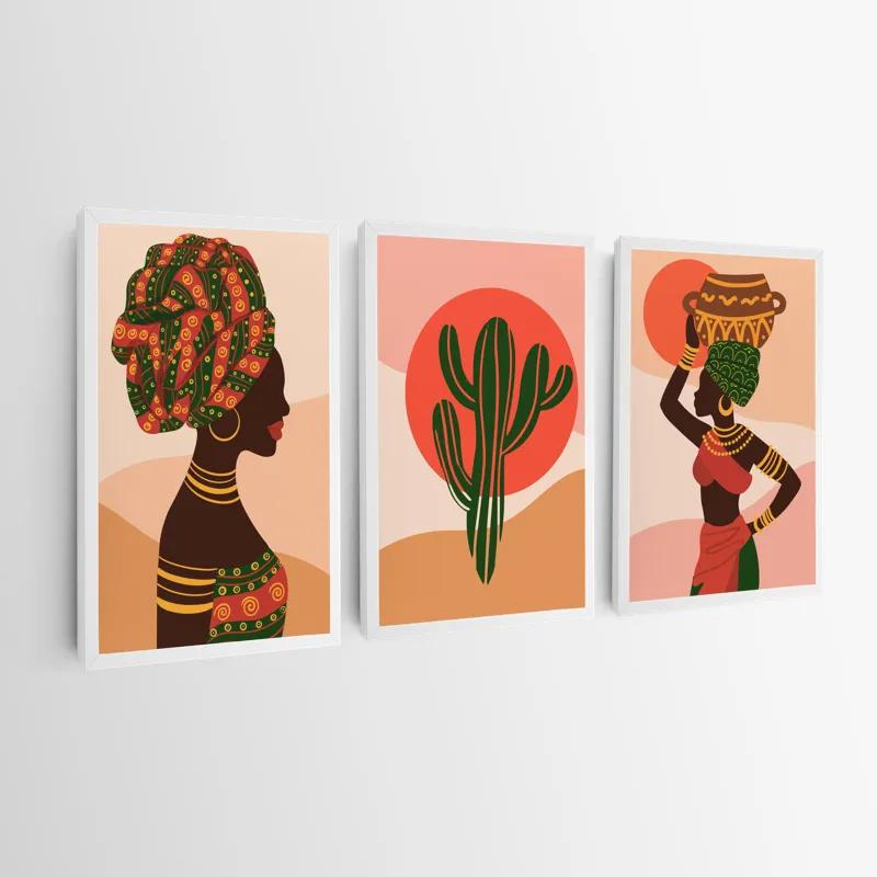 többrészes vászonkép African Tradition Set mockup 0
