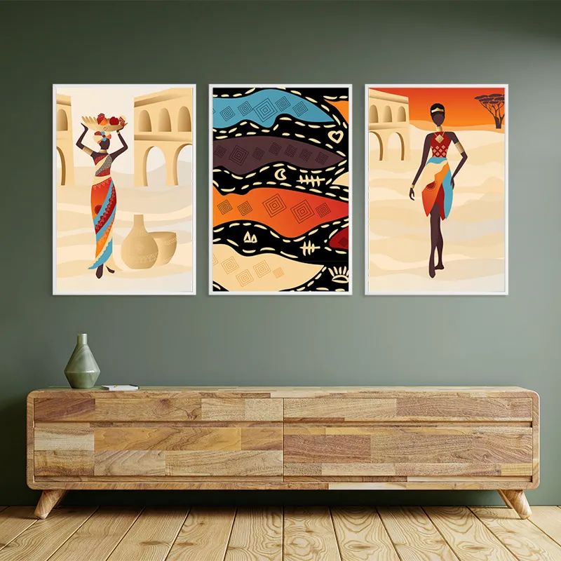 African Woman Set mockup 2