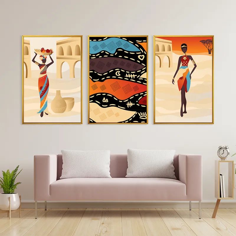 African Woman Set mockup 3