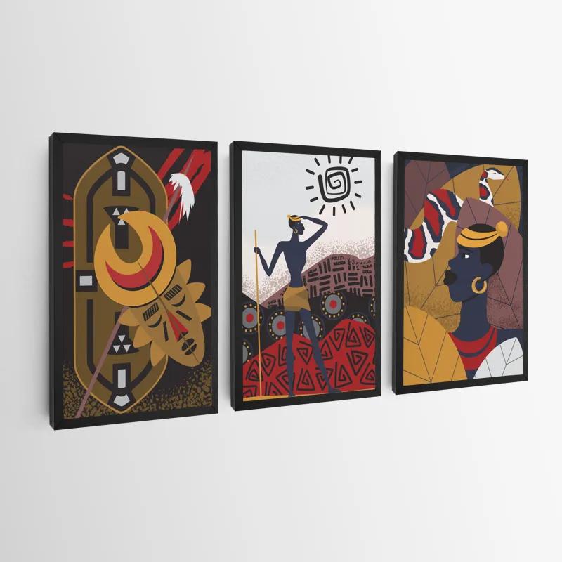 többrészes vászonkép Hunters Set mockup 0