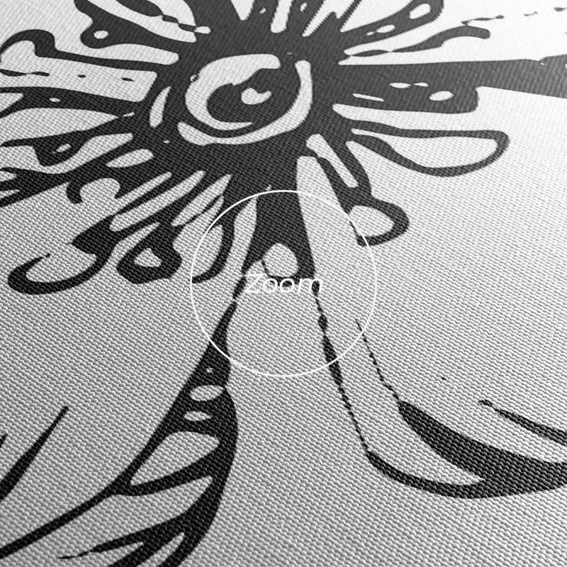 többrészes vászonkép Grey Moon Nature Set mockup 1