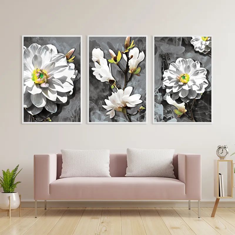 Smoke White Flower mockup 3