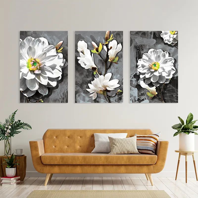 Smoke White Flower mockup 4