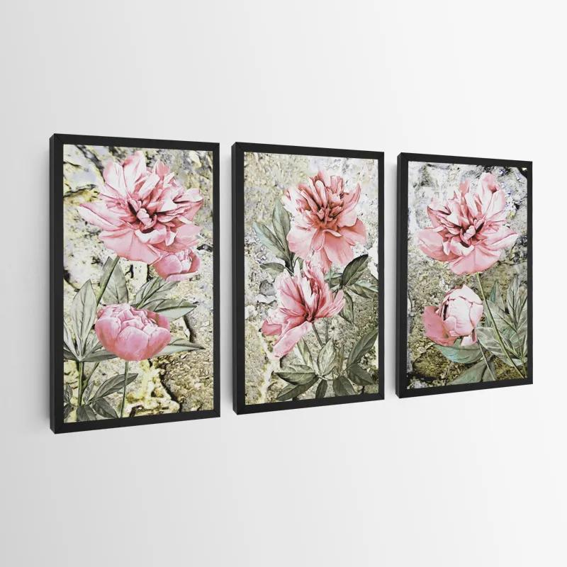 többrészes vászonkép Bujori Roz mockup 0