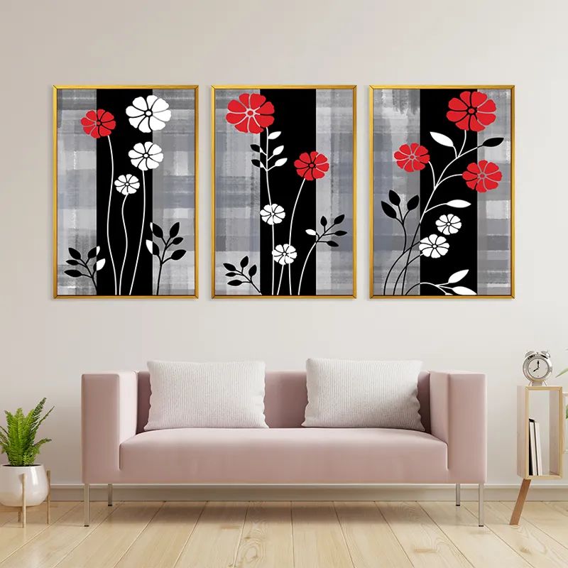 Whitend Red Flowers mockup 3