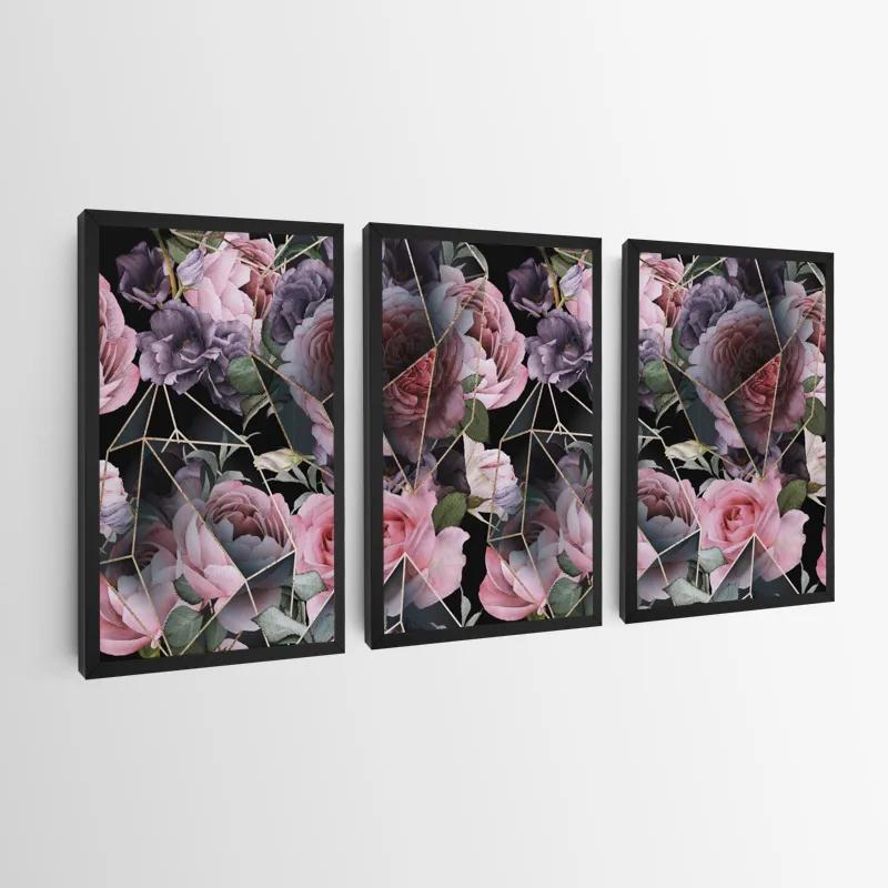 többrészes vászonkép Glass Flower mockup 0