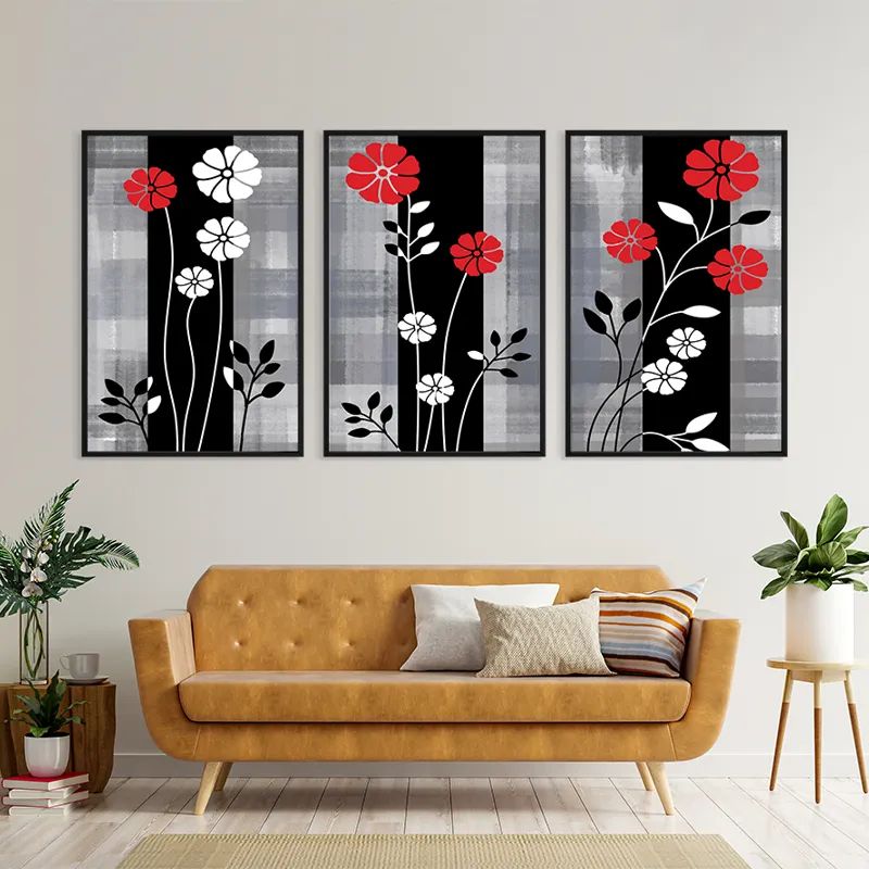 Whitend Red Flowers mockup 4