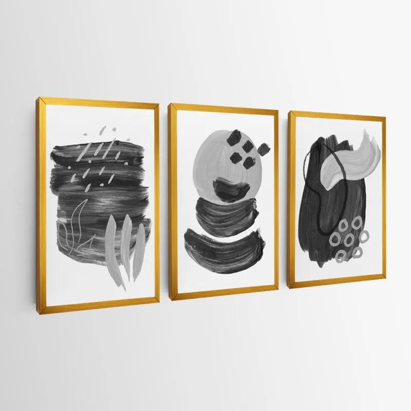 többrészes vászonkép Minimalist Grey mockup 0