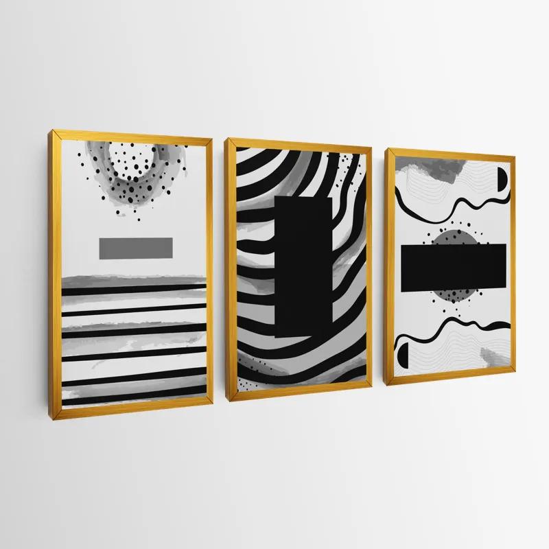 többrészes vászonkép Zebra Color Set mockup 0