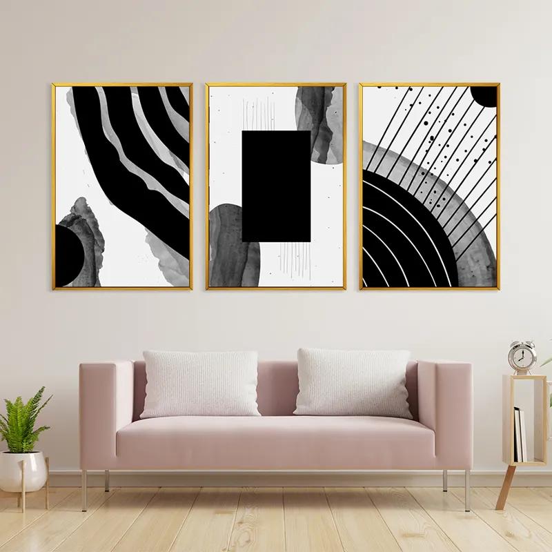 többrészes vászonkép Square Set mockup 3