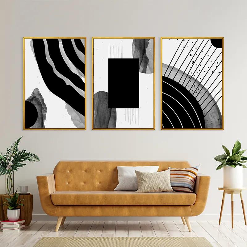 többrészes vászonkép Square Set mockup 4