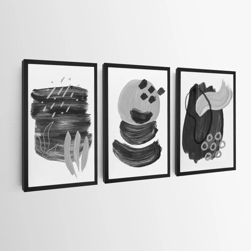 többrészes vászonkép Minimalist Grey mockup 0