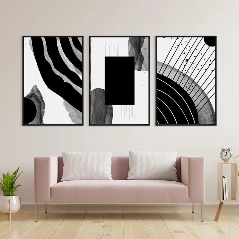 többrészes vászonkép Square Set mockup 3