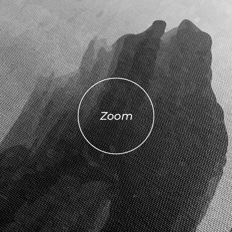 többrészes vászonkép Minimalist Grey mockup 1