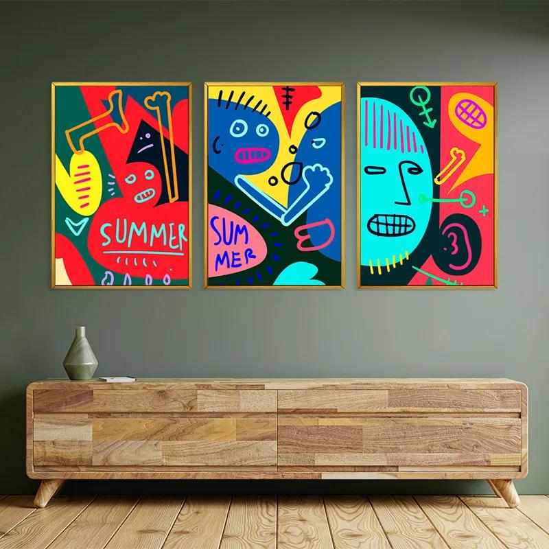 többrészes vászonkép Summer Collage mockup 2