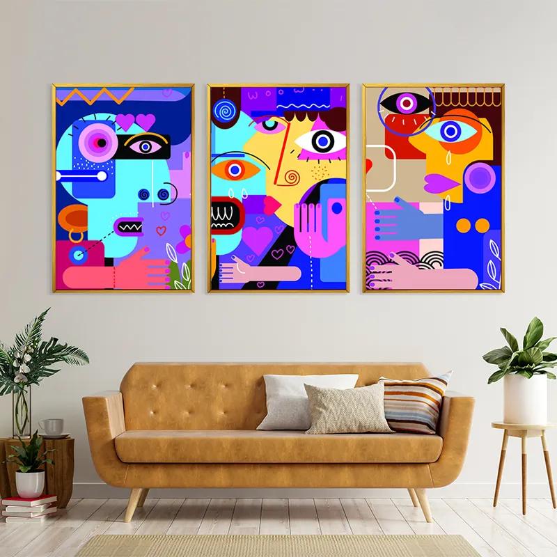 többrészes vászonkép Personbstract Set mockup 4