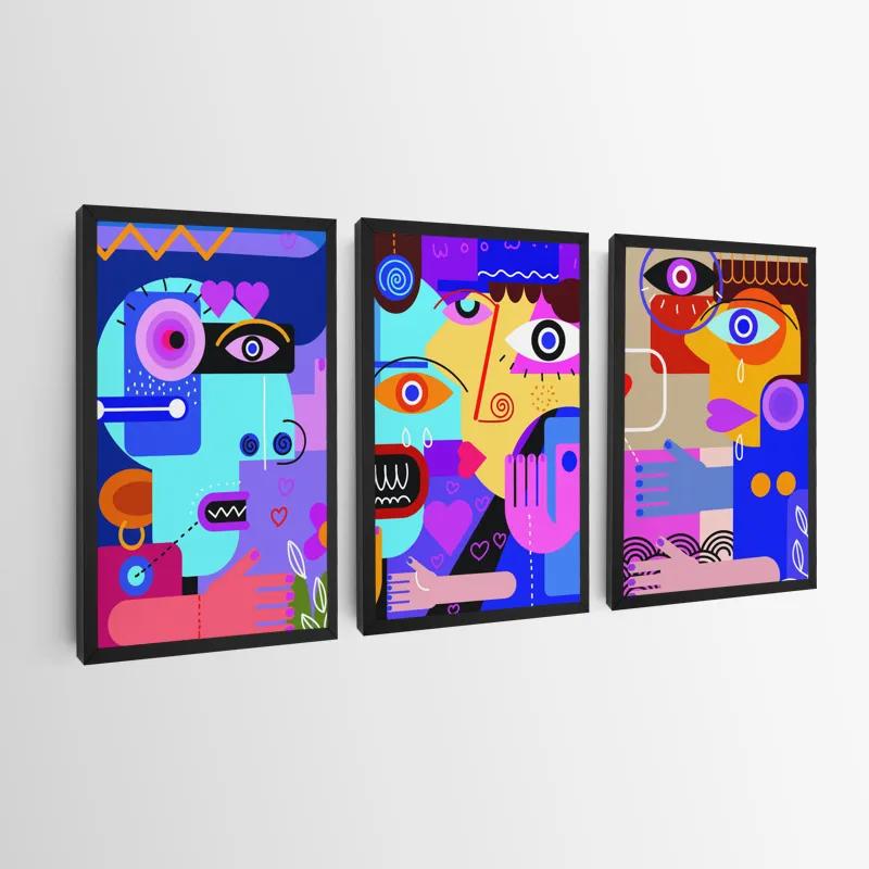 többrészes vászonkép Personbstract Set mockup 0