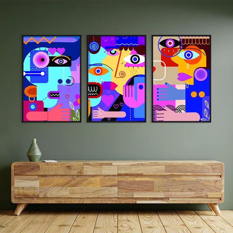 többrészes vászonkép Personbstract Set mockup 2