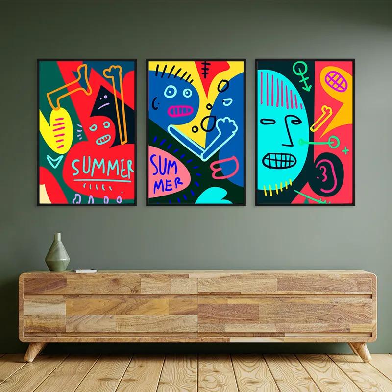 többrészes vászonkép Summer Collage mockup 2