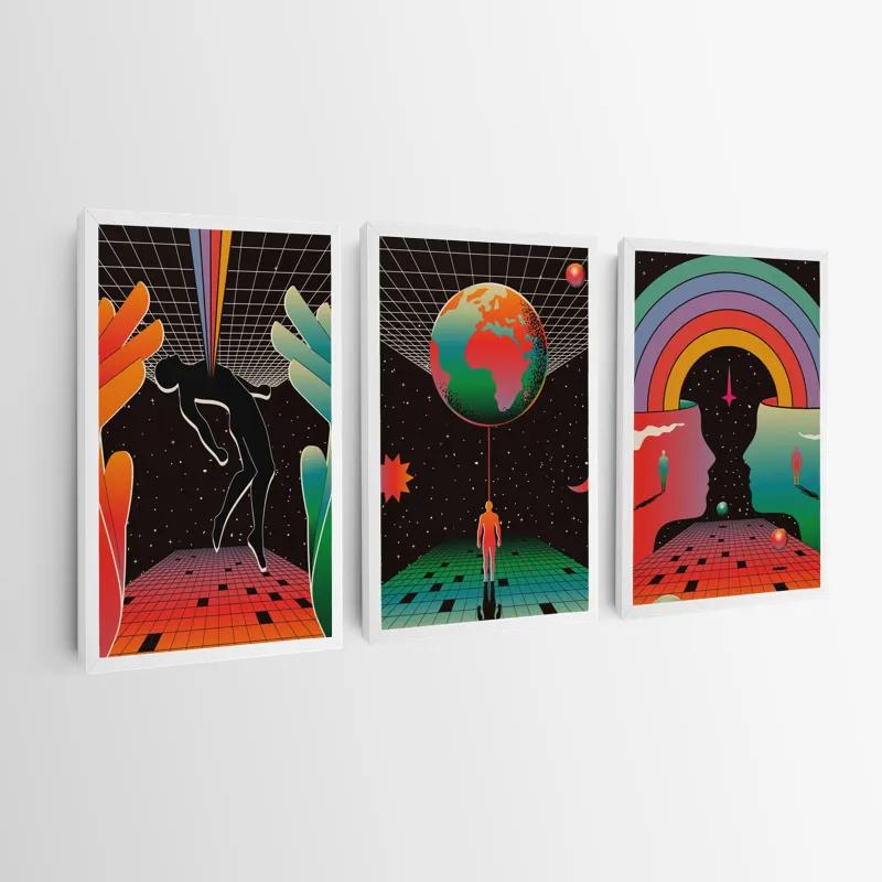 többrészes vászonkép Cosmos Poster mockup 0