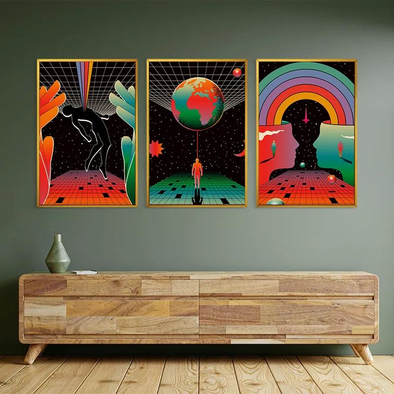 többrészes vászonkép Cosmos Poster mockup 2