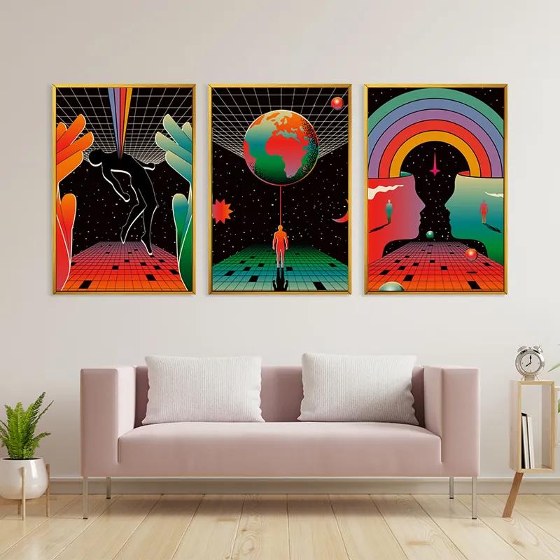 többrészes vászonkép Cosmos Poster mockup 3