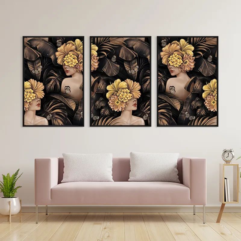 Golden Flower Girls mockup 3