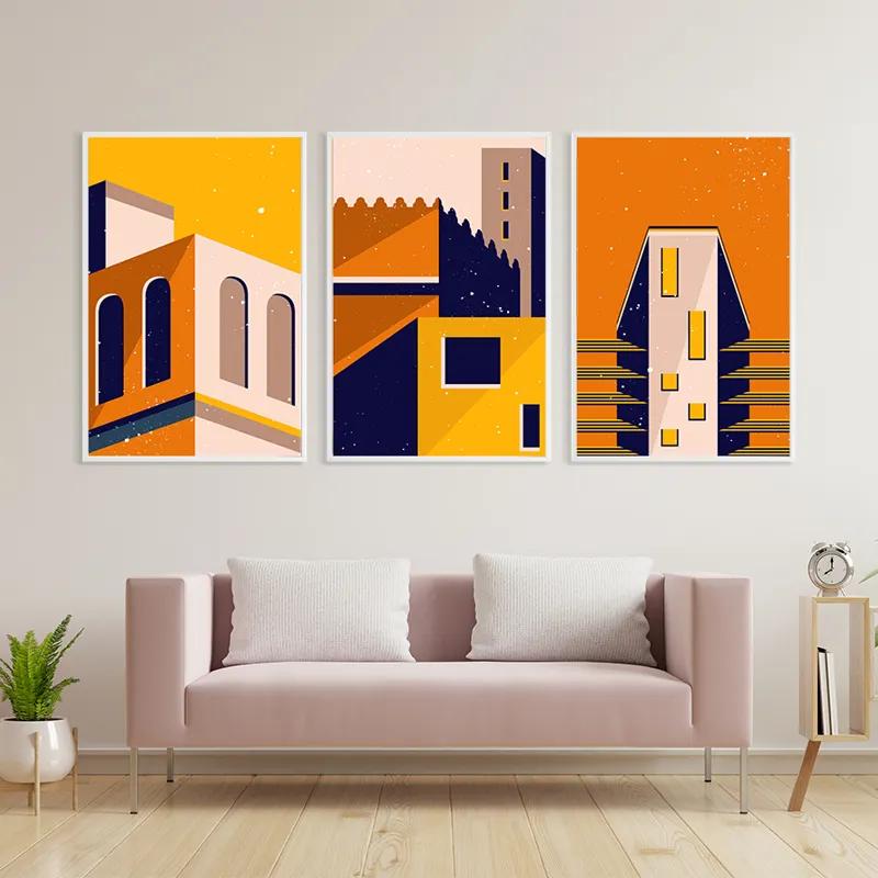 többrészes vászonkép Sunset Home Set mockup 3