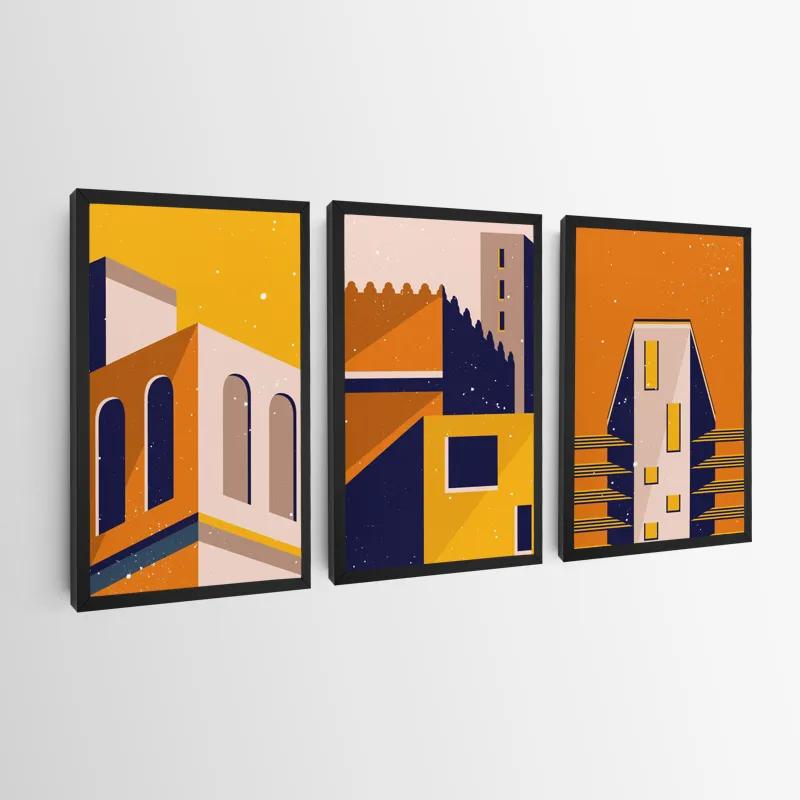 többrészes vászonkép Sunset Home Set mockup 0