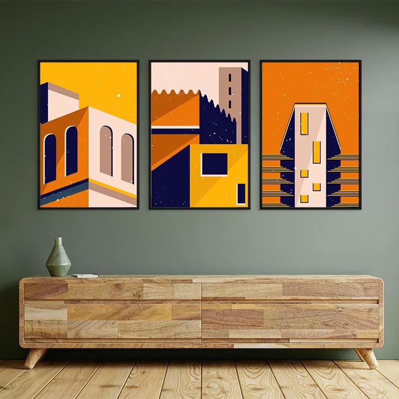 többrészes vászonkép Sunset Home Set mockup 2