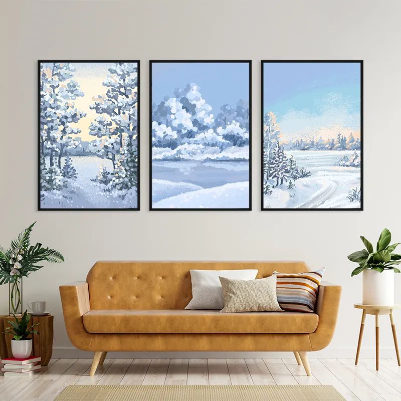 Art Winter Set mockup 4